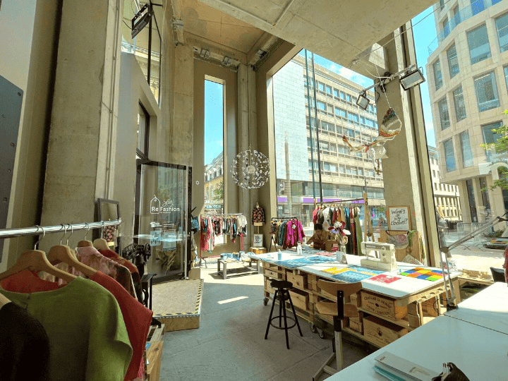 Pop-up store Lët'z Refashion Luxembourg Ville